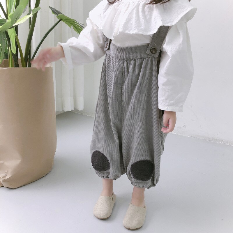 Herfst Corduroy Jumpsuit voor Peuter Jongens Kids Losse Baby Meisje Overalls Mode Jarretel Broek Kinderen Broek