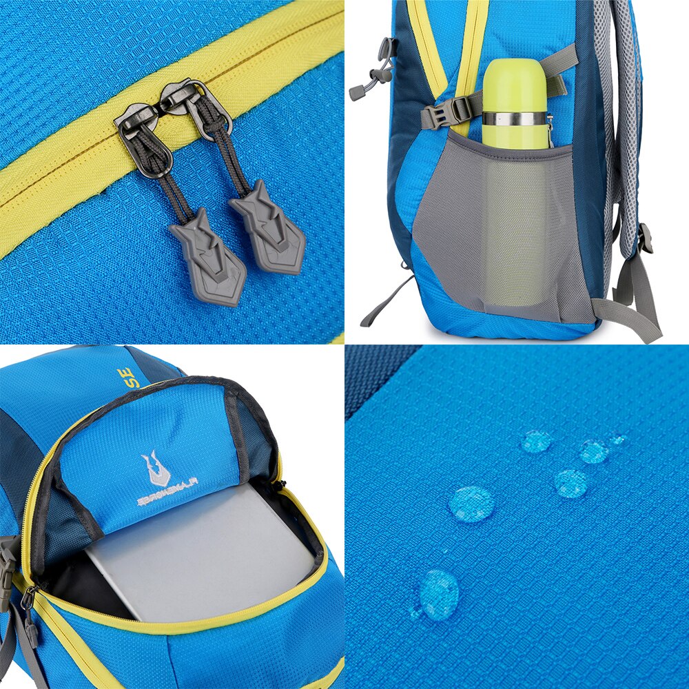 30L Lightweight Hiking Backpack Waterproof Outdoor Sport Camping Climbing Cycling Travel Backpack Daypack Bag Men Women Bag