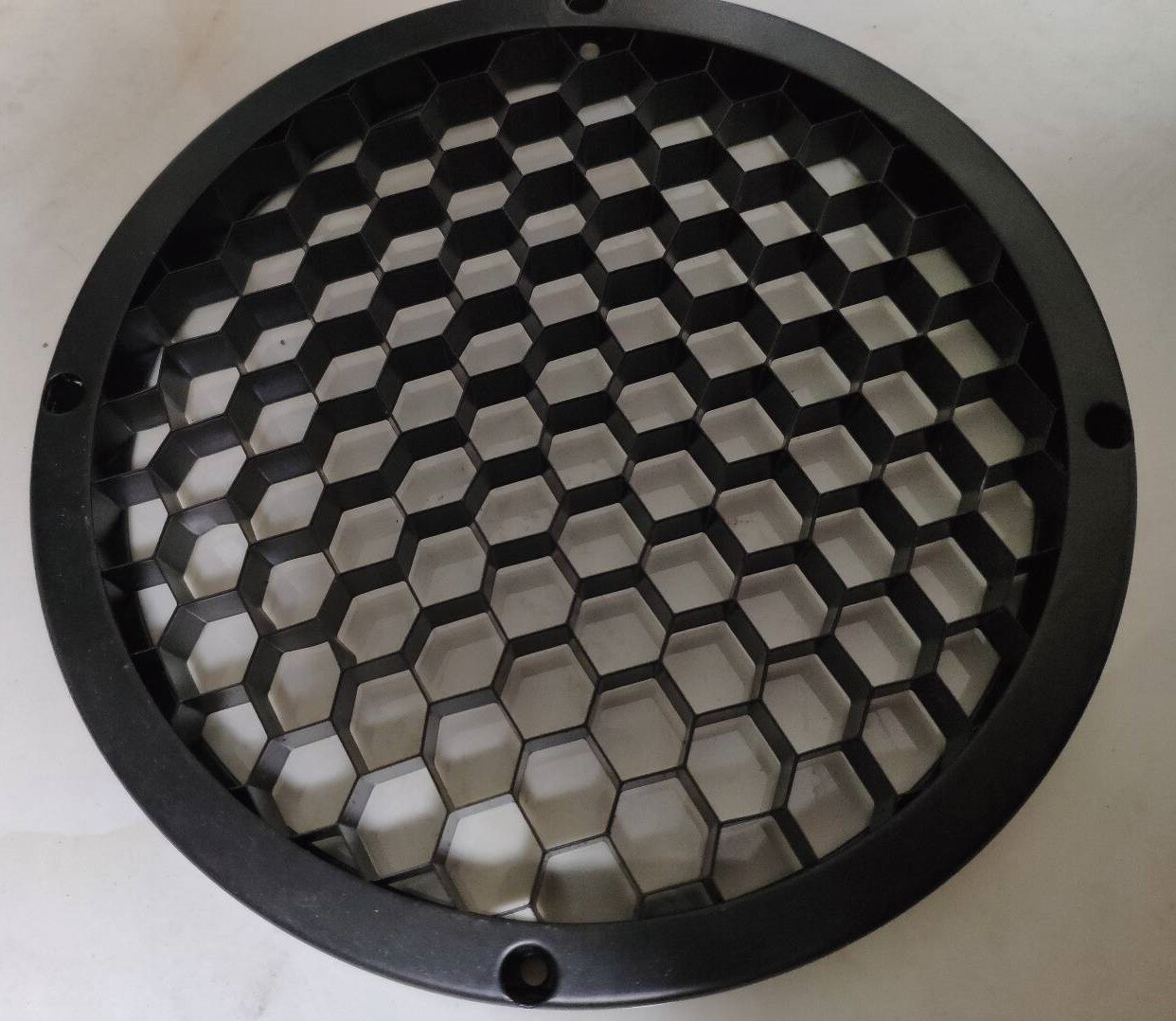 LED Soft light shade hood downlight spotlight round honeycomb mesh cover black anti-glare anti-dazzling light aluminum
