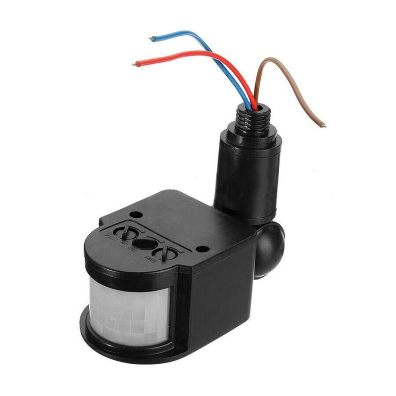 Buiten 110-220v infrarood bewegingsmelder wandlamp detectiebereik sensorlamp