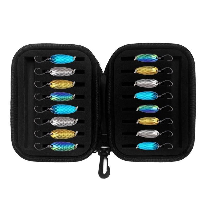 R6FE Fishing Lure Baits Tackle Spoon Lure Hard Metal Spinner Baits Artificial Baits