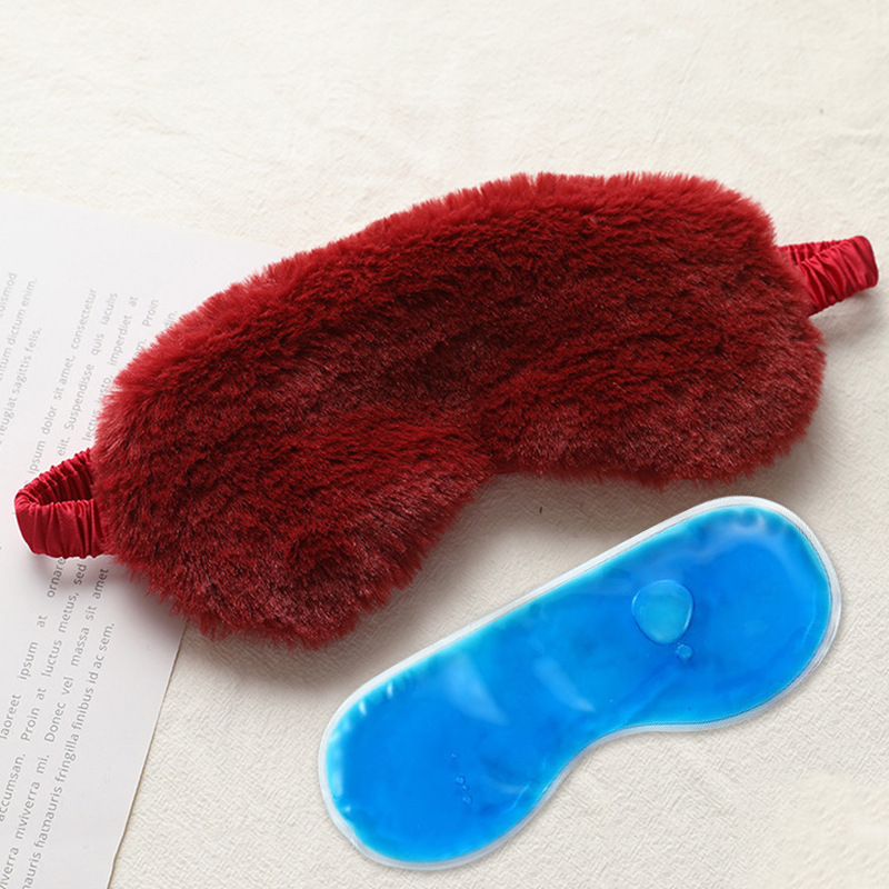 Comfortable Sleep Mask Cold Gel Mask Eye Patches Eyeshade For Sleeping Aid Relieve Dark Circles Eyes Relax Masks Health Care: G
