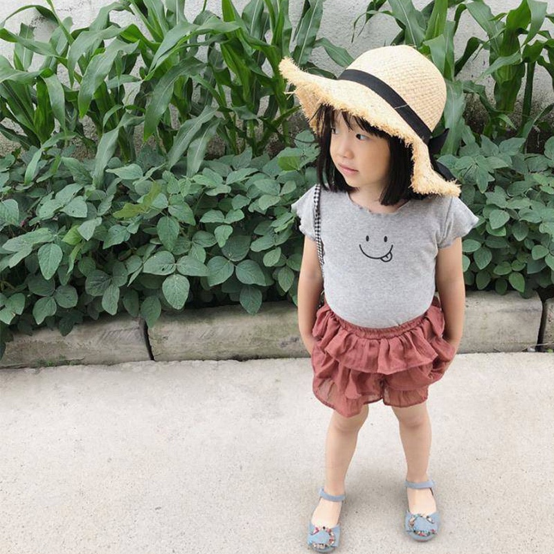 Summer Girls Short Skirts Children Baby Kids Girls Mesh Layers Elastic Short Skirts