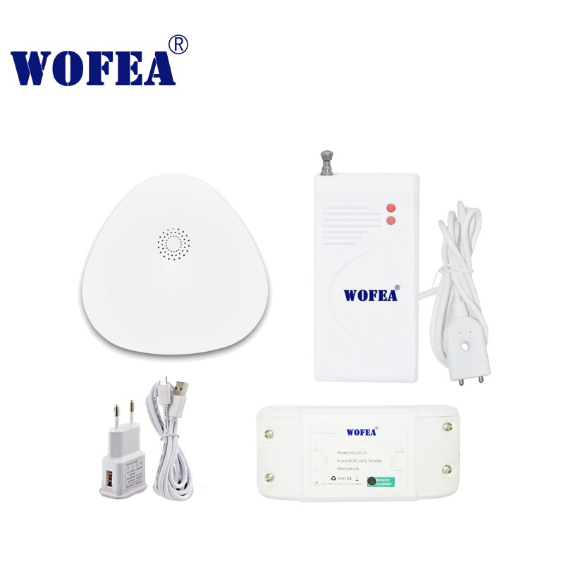 WOFEA Smart V10 wifi water sensors automatic drain switch: Set 2 / Spanish
