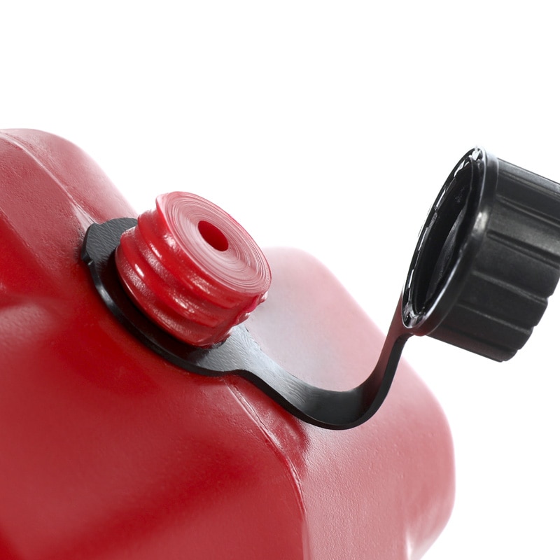 Bærbar 3l 5l røde dåser gas brændstoftank reserve plast benzin tanke monteret motorcykel jerry dåse benzin olie container brændstof-kander