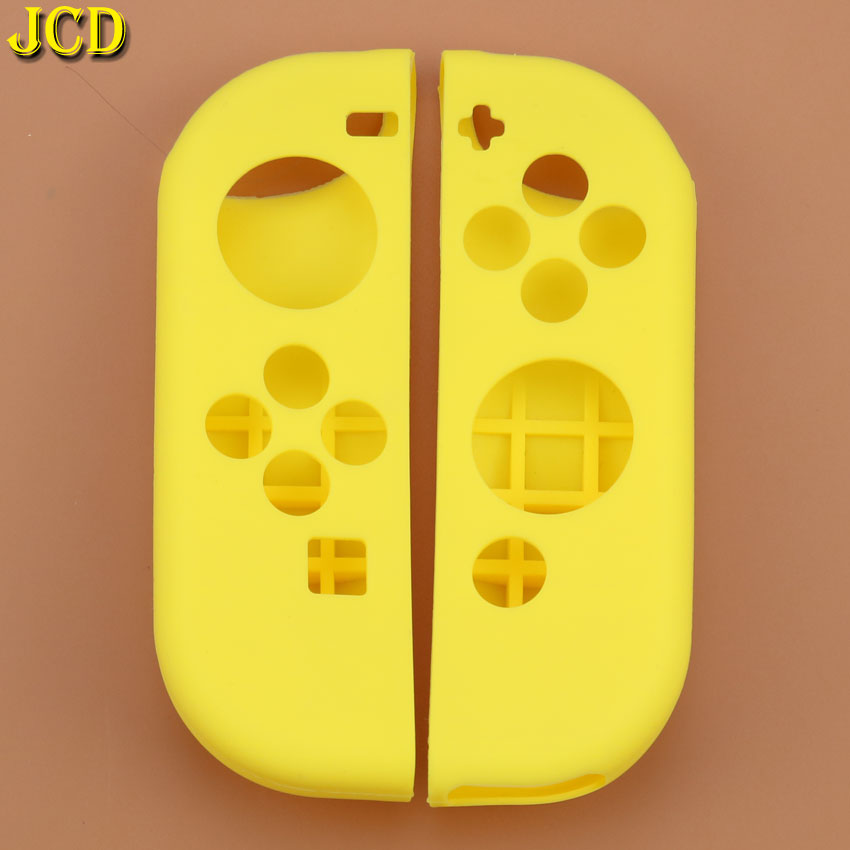 JCD 1Set Anti-Slip Silicone Soft Case For Switch NS Protective Cover Skin For Nintend Switch Joy-Con Controller Accessory: E-E