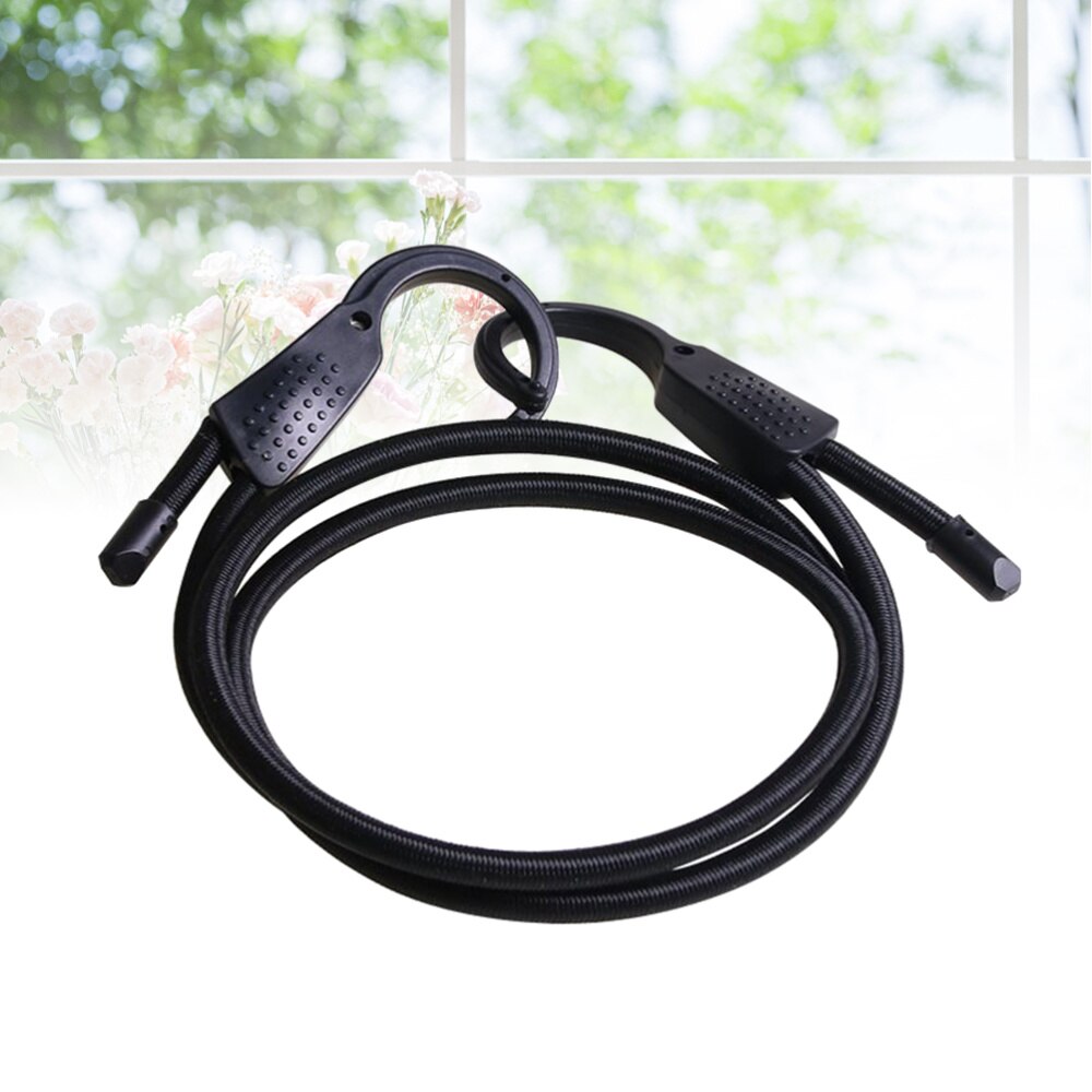 Car Clotheslines Adjustable Elastic Bungee Cords Luggage Straps Fixed Ropes Outdoor Travel Clothes Line (Blue Rope)