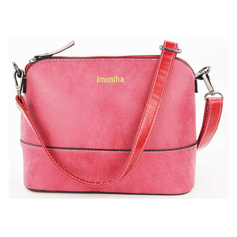 Dames schoudertassen dames grijs nubuck vintage dames leren handtassen shell crossbody tassen voor vrouwen messenger bags