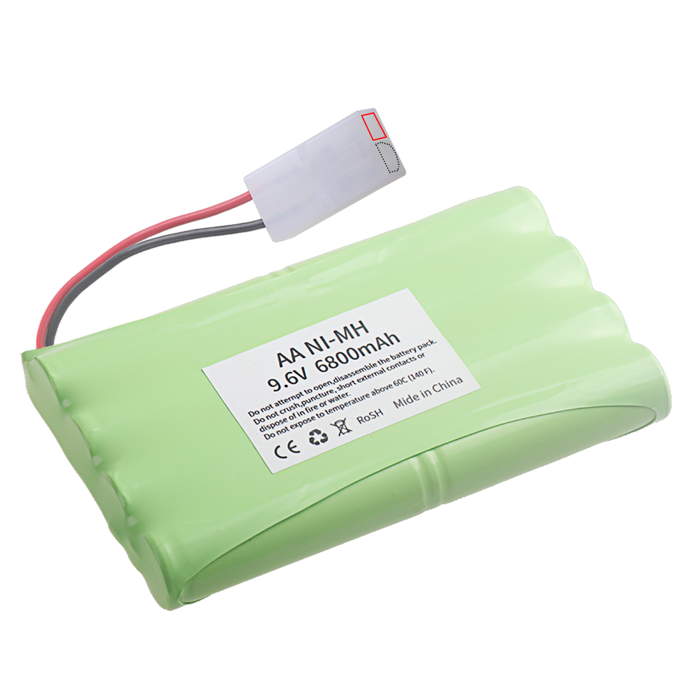 9.6v 700/1400/2800/3000/5000/6800mah NI-MH battery For Remote Control Toys Electric Car 9.6v AA NI-CD Battery Tamiya Plug: Light Grey