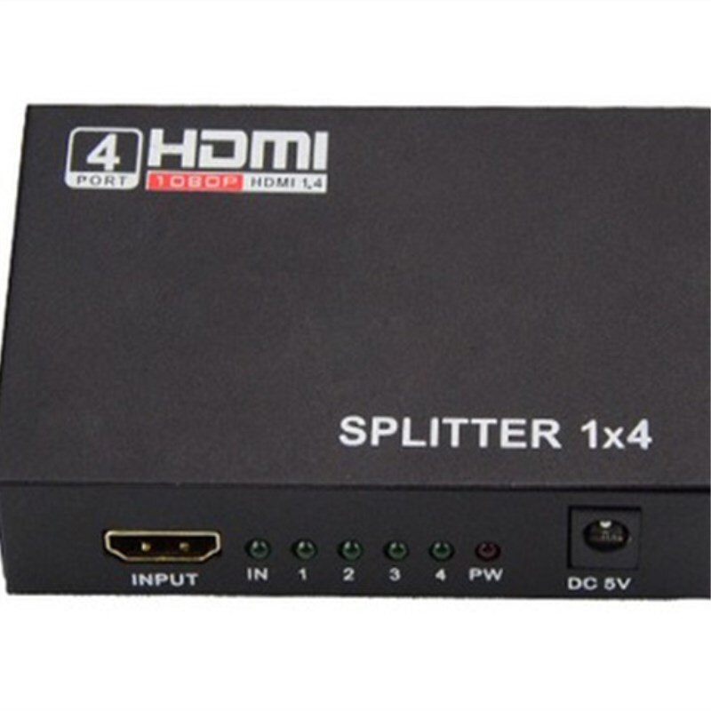 Switch Hd Hub Repeater 1 In 4 Out Splitter Hdmi Splitter Versterker Voor 3D Hdtv