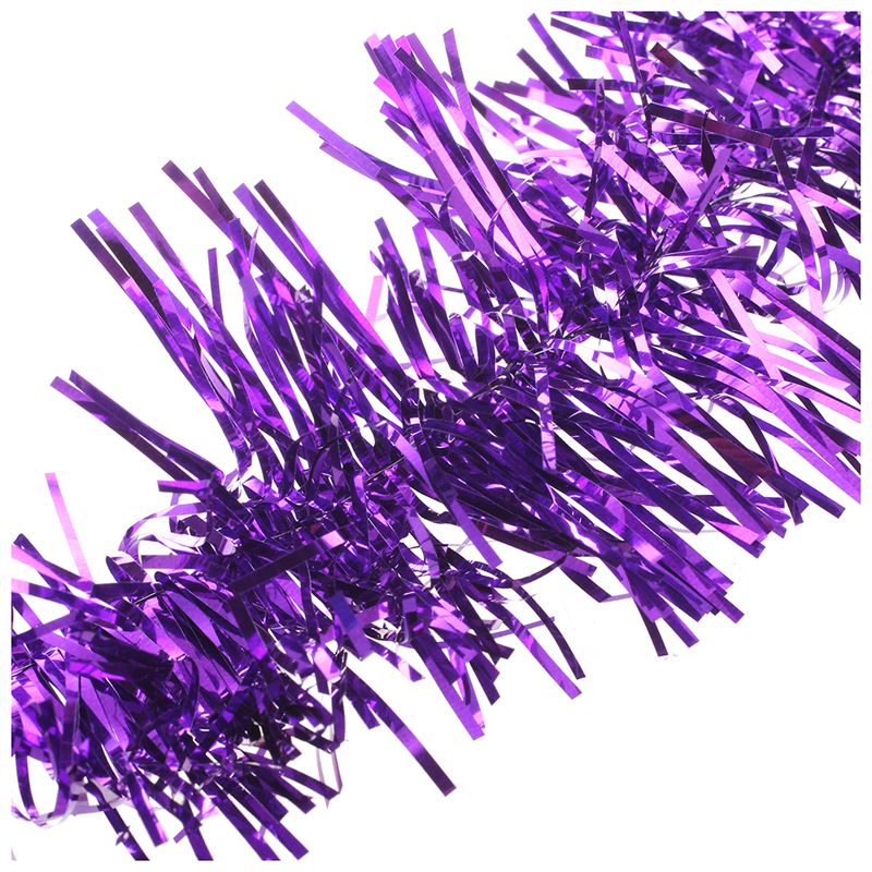 2m (6.5 Ft) Christmas Tinsel Tree Decorations Tins... Grandado