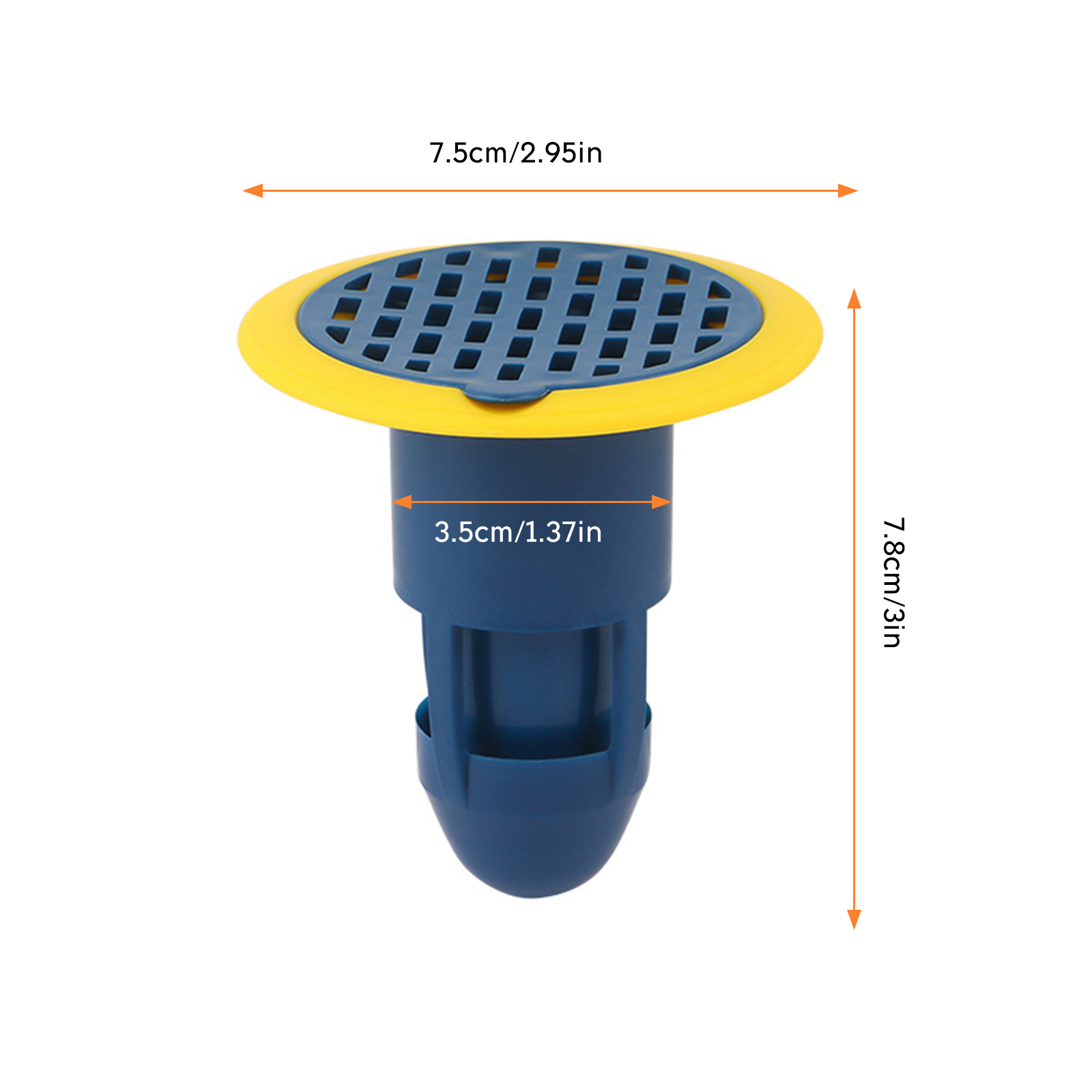 filtre Anti-odeur en Silicone pour salle de bain, douche, couvercle de bouchon, filtre de vidange d'eau, déodorant anti-insectes: C