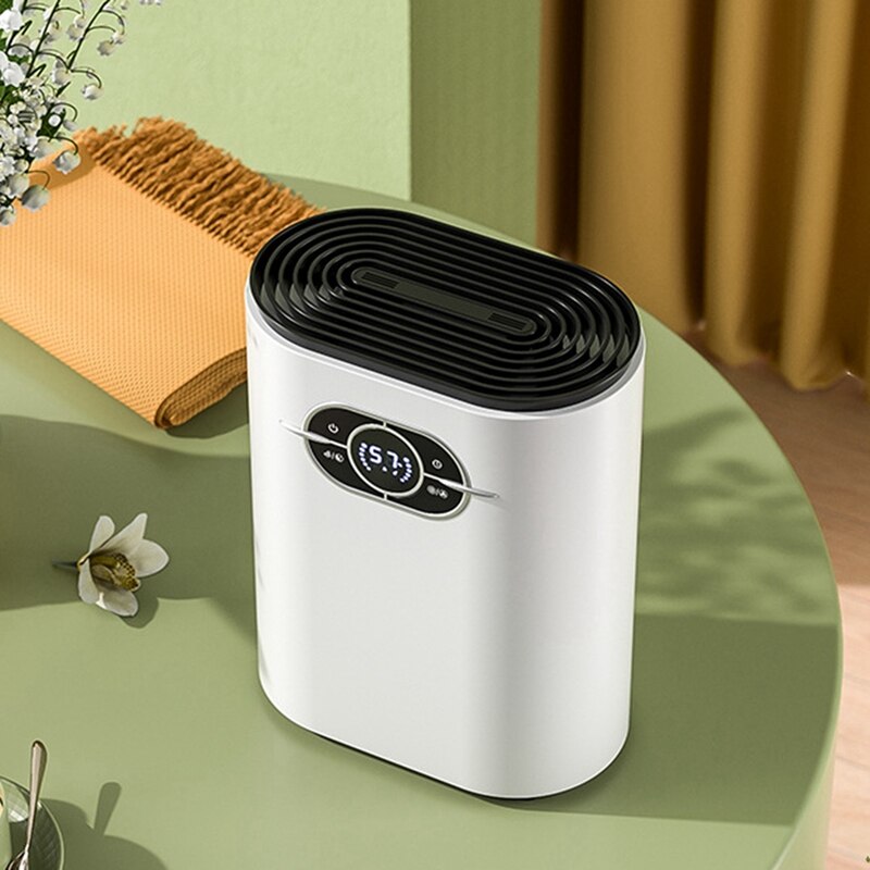 Draagbare Afstandsbediening Ontvochtiger Voor Thuis Luchtontvochtiger Negatieve Ionen Zuivering Sorptie-ontvochtiger Eu Plug