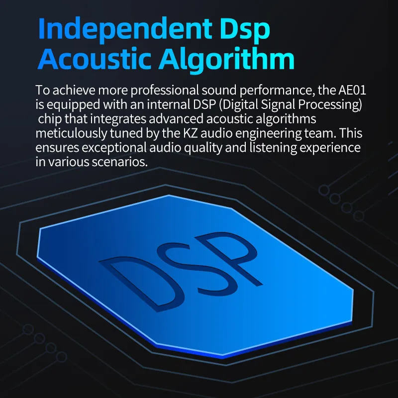 KZ AE01 sem fio de alta definição Bluetooth 5.4 gancho de orelha 0,75 mm / 0,78 mm fones de ouvido podem usar gancho de orelha para jogos HIFI