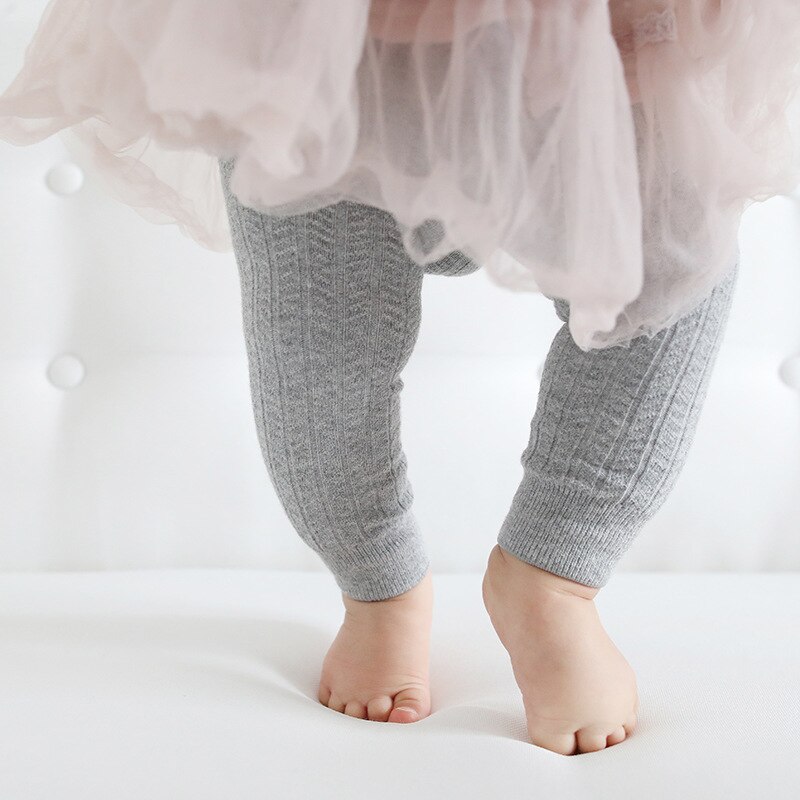 Pantalon bébé coton tricoté bébé collants enfants enfant en bas âge garçons filles cheville-longueur Flexible plus Leggings enfants décontracté Legging