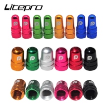 Litepro Schrader Valve Cap MTB Mountain Bike Presta Valves Cover Aluminum Alloy For Road Bicycle Parts