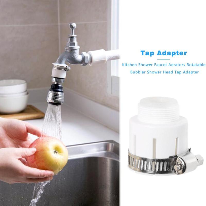 Universal Water Tap Faucet Adapter Shower Anti Splash Head Adapter Rotatable Bubbler Fittings for Kitchen Bathroom Accessories