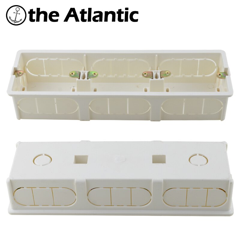 Internal Installation Box Wiring Back Inside Junction Box Junction Box Cassette Dark Box For Triple Socket And Switch 258mm*86mm