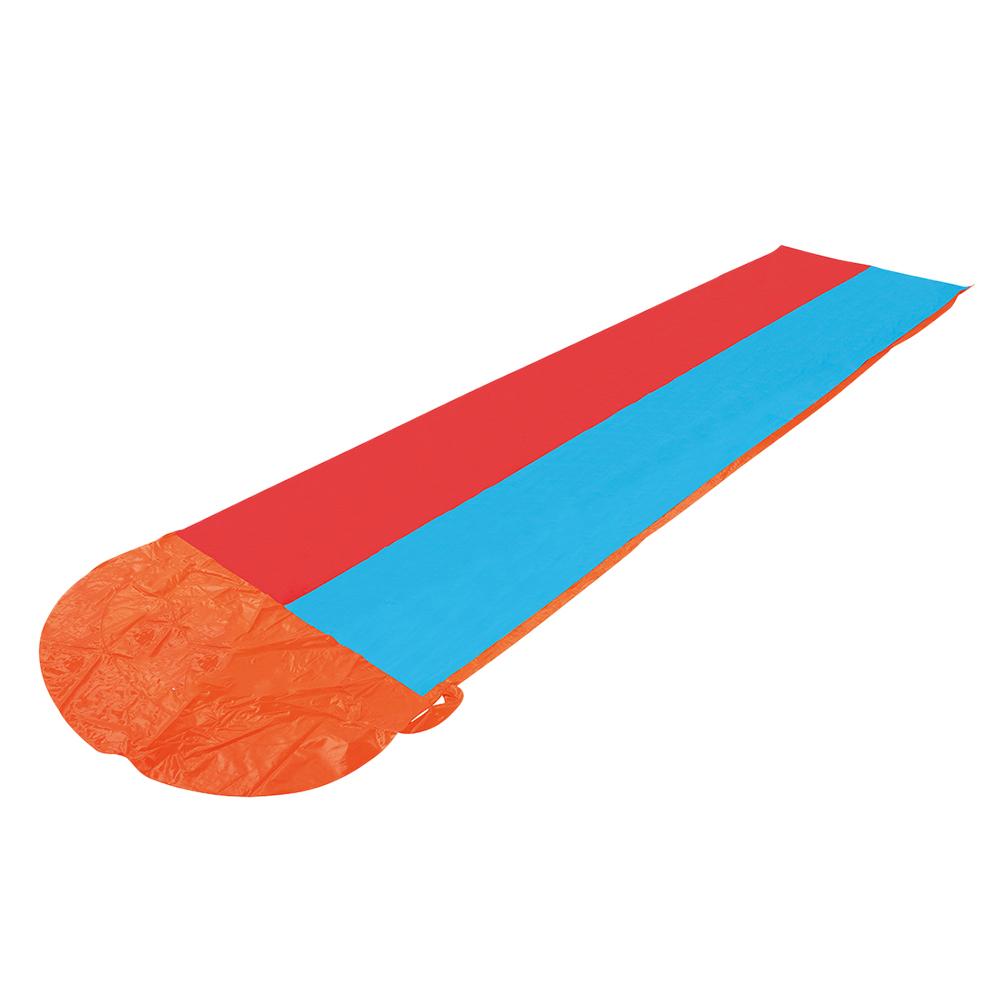 Zomer Opblaasbare Glijbaan Dubbele Racer Zwembad Grote Dikke Surfen Water Games Sprinkler Gazon Glijbanen Wave Rider