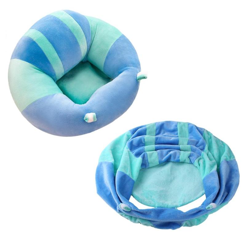 Sofa Support Seat Cover Baby Plush Chair Learning To Sit Comfortable Toddler Nest Puff Washable without Filler Cradle Sofa Chair: 4