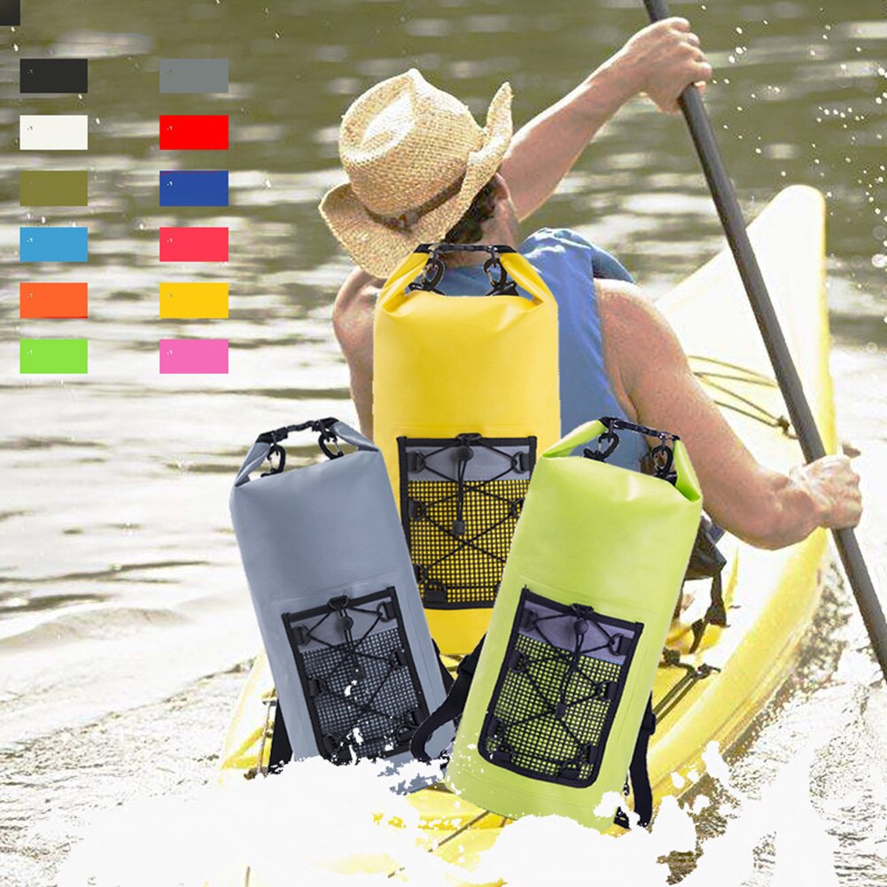 20l vandtæt tørpose rygsæk flydende tør rygsæk til vandsport fiskeri sejlsport kajak surfing rafting whshoppi