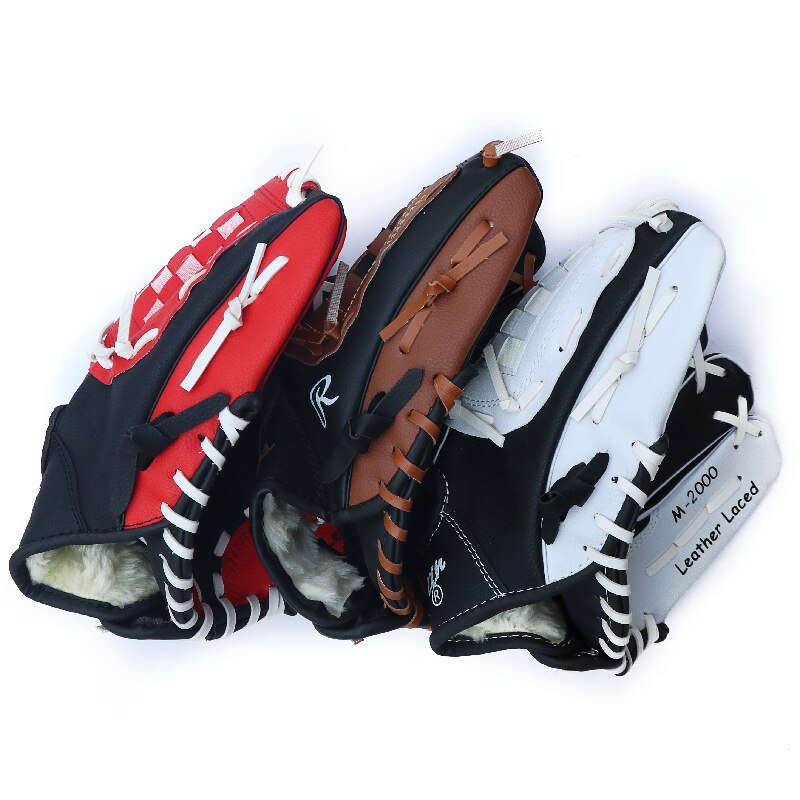 Kids Baseball Handschoen Lederen Linkerhand Accessoires Baseball Handschoen Lederen Softbal Handschoenen Guante Sofbol Softbal Training