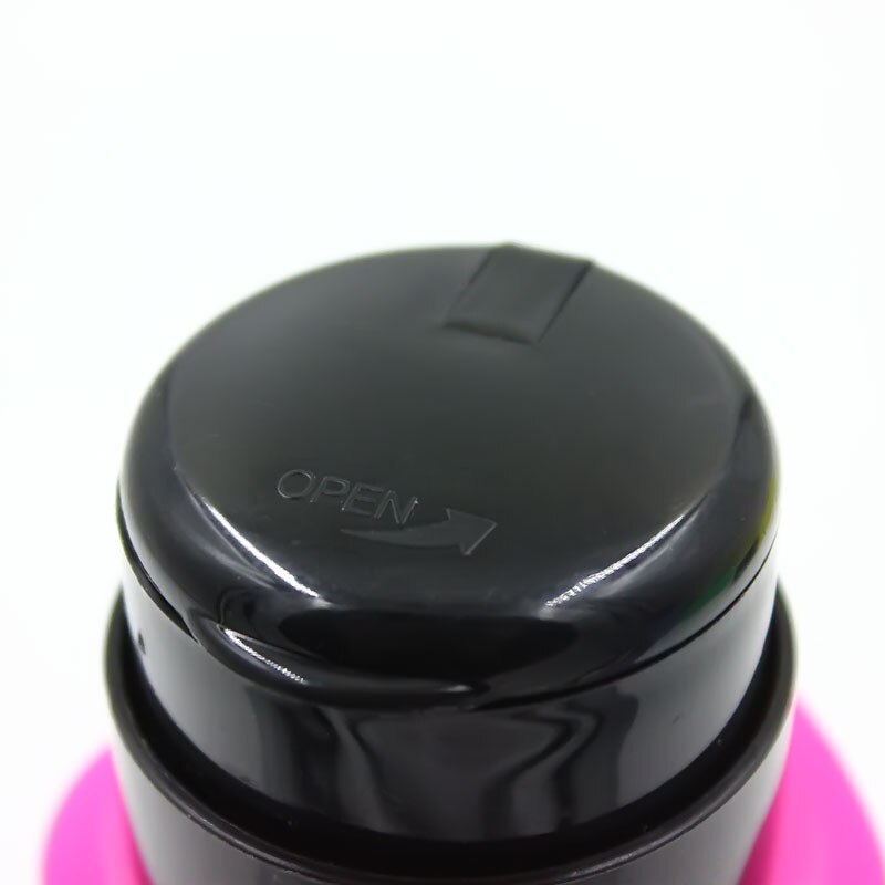 180ml lege flesjes nagellakremover van plastic, lege navulbare dispenserpomp voor vloeibare reiniger, pomp en sprayfles