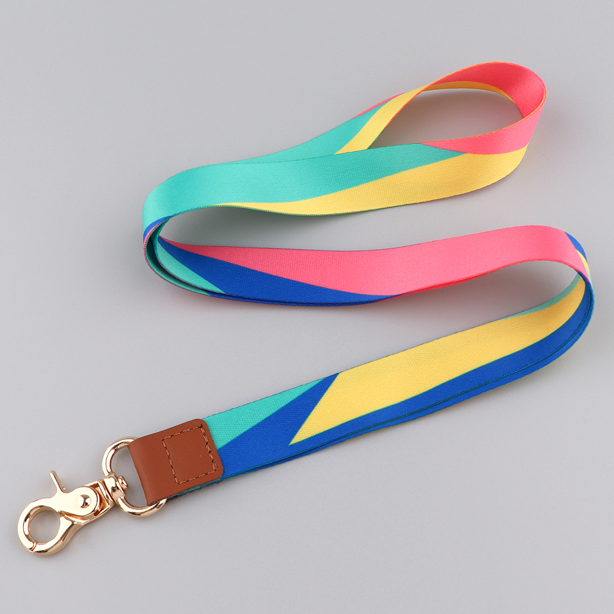 Minimalism Lanyard Colorful Print Neck Strap for key ID Card Cellphone Straps Badge Holder DIY Hanging Rope Neckband Accessories