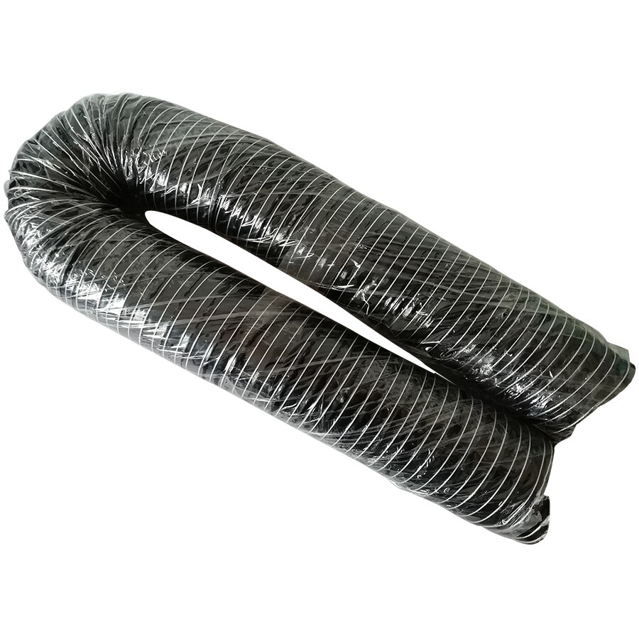 1M 76mm Black Air Ducting Pipe Flexible Hose Cold Car Hood Air Intake