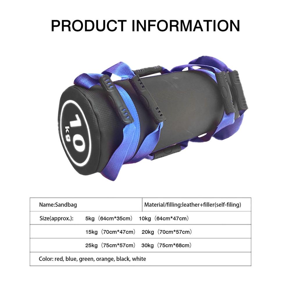 Sacchi di sabbia per allenamento Fitness sacchi di sabbia bulgara per sollevamento pesi sacchi di sabbia non riempiti sacchi di sabbia resistenti per attrezzature per il Fitness