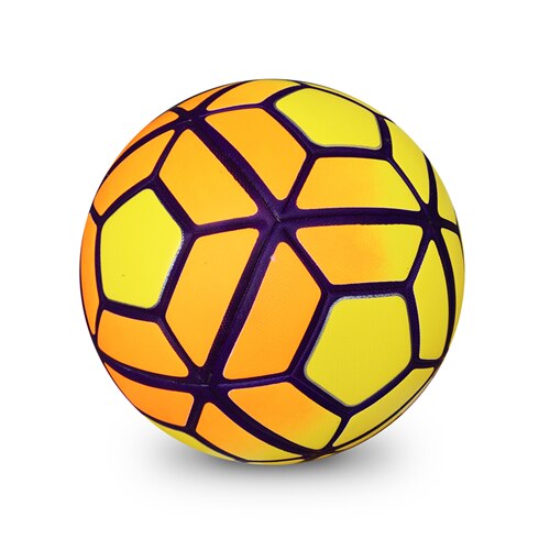 Soccer Ball Football Anti-slip Granules Ball PU Size 5 Football Ball Goal Training Balls for Birthday: 10 Orange size 5