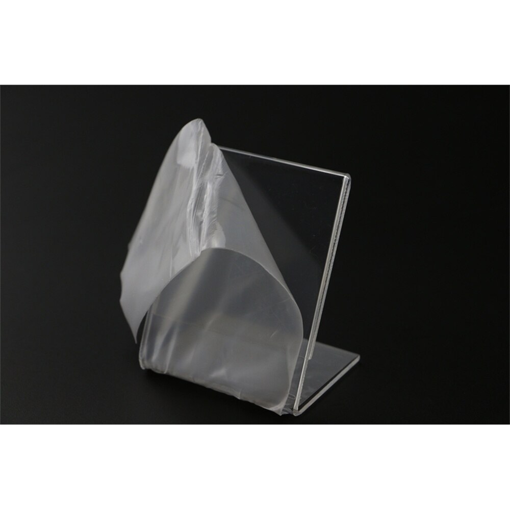 20pcs 5x7cm Clear Picture Frame Name Card Price Tag Display Stand Label Holder Showcase Jewelry Price Tag Clip Paper Sign Rack