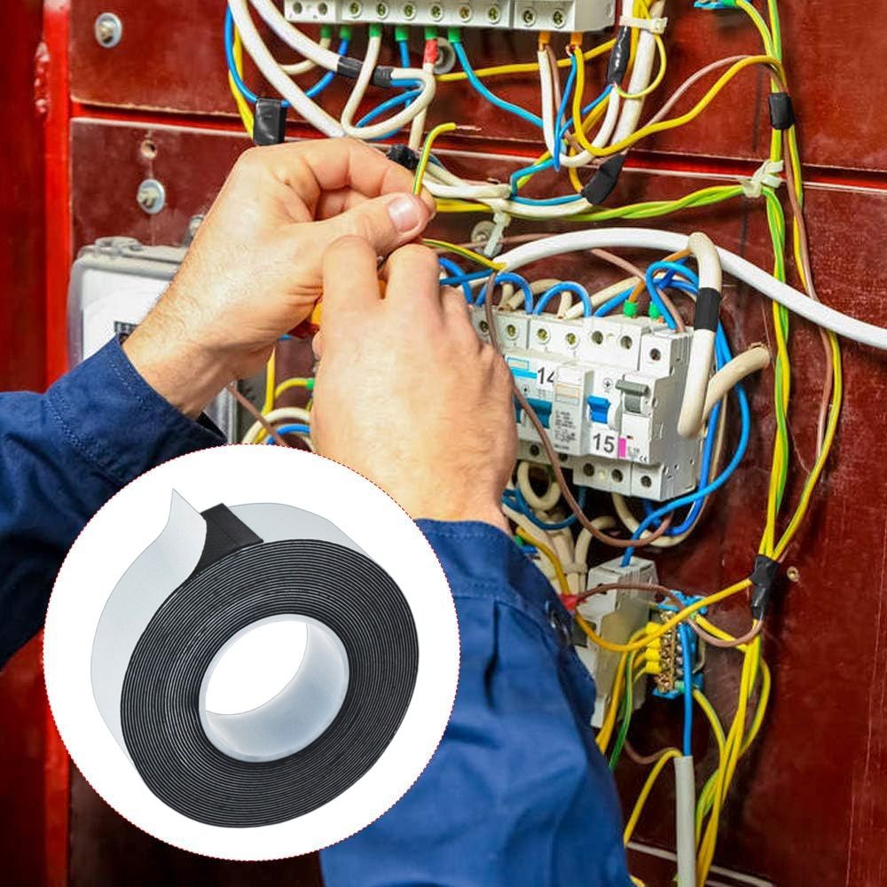 Vulkanisierendes, selbstagglomerierendes Klebeband, langlebiges Elektriker-Klebeband, wasserdichtes, selbstverschmierendes Klebeband, isoliertes SchweißBand, Kabel fixiert, R