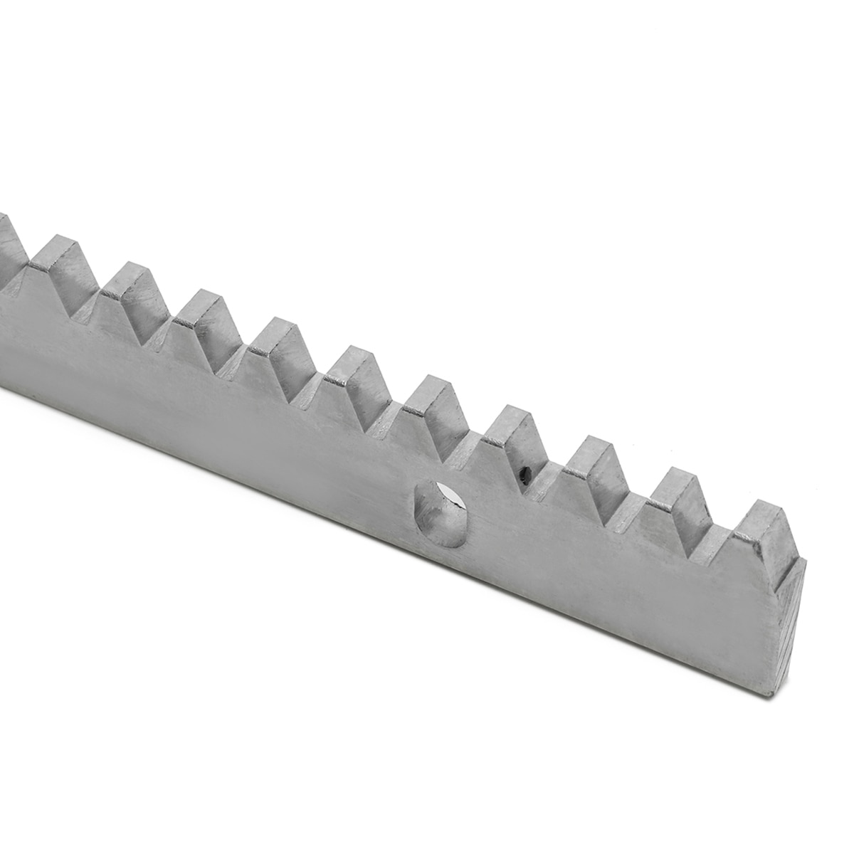 Puerta corredera de Motor, carril de engranaje de acero galvanizado, 1 metro, 8mm por pieza