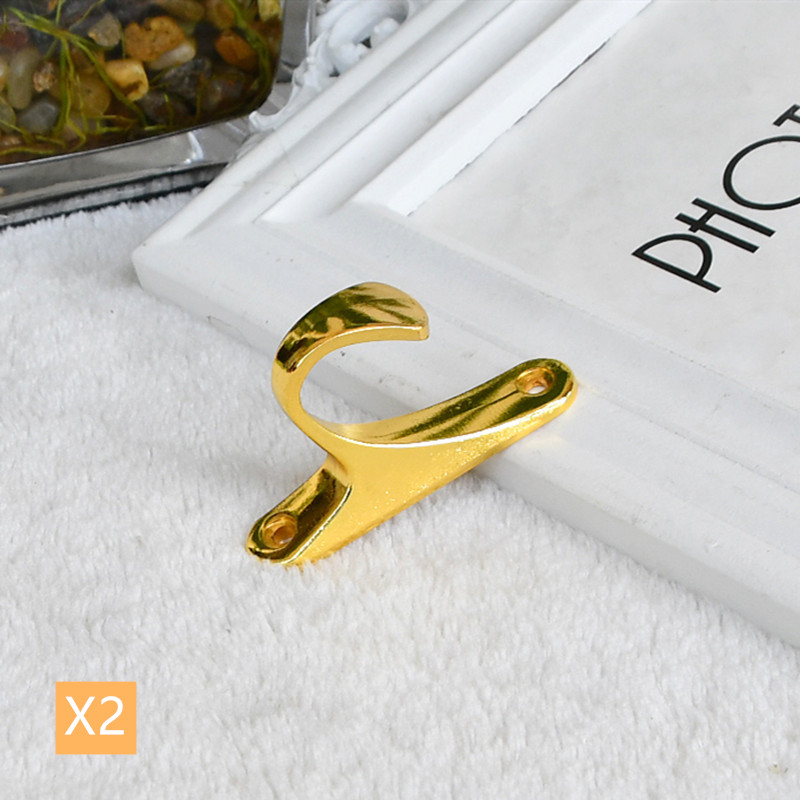 2 Stks/partij Zinklegering Gordijn Bandage Haken Badkamer Muur Haak Thuis Opslag Haak Gordijnen Decoratieve Accessoires Hardware Levert: A4