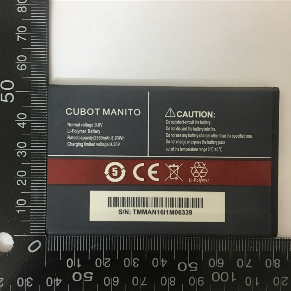 CUBOT MANITO Batterij 3.8V 2350MAH Batterij Vervanging voor CUBOT manito smart Telefoon batterij