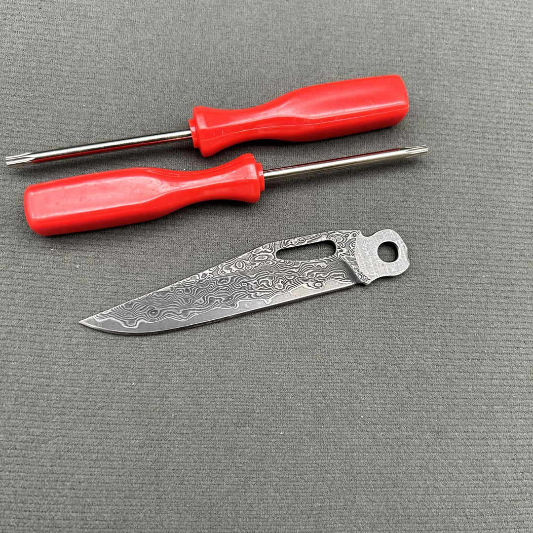 Tillbehör till leatherman tti charge och wave damascus stål reservtång modifieringsdelar originalstorlek multifunktionell: Orange