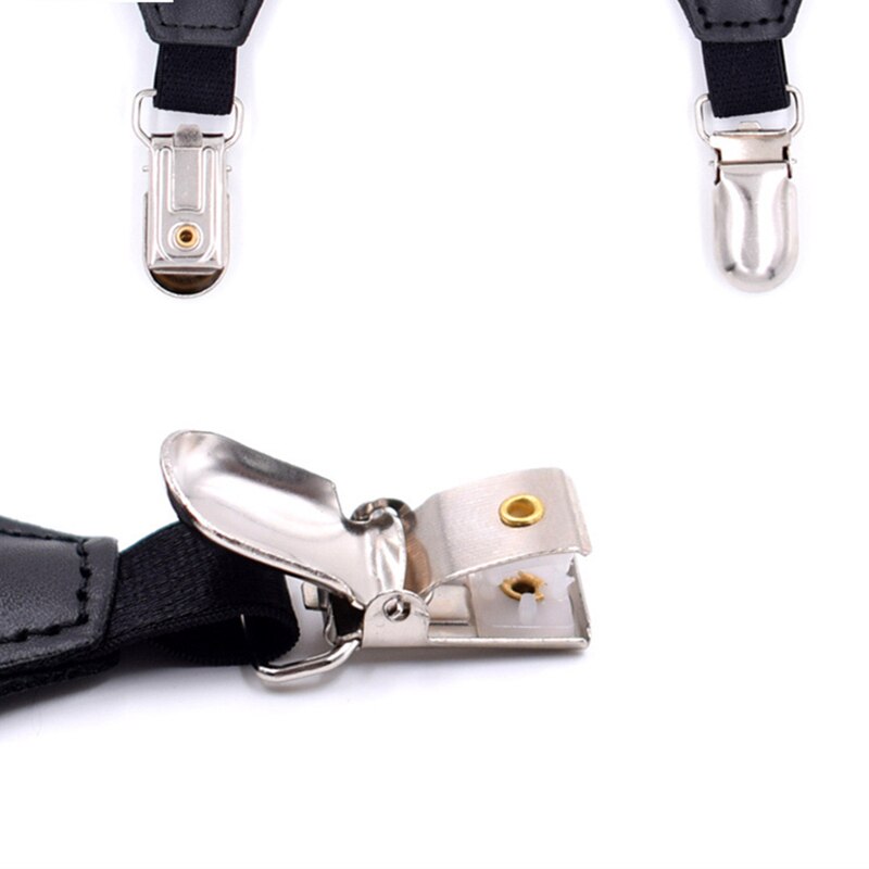Bretelles pour chaussettes hommes et femmes, 1 paire, porte-jarretelles, élastique réglable, sangles de maintien pour les jambes, clips pour chaussettes pour T-shirt, YLM9242