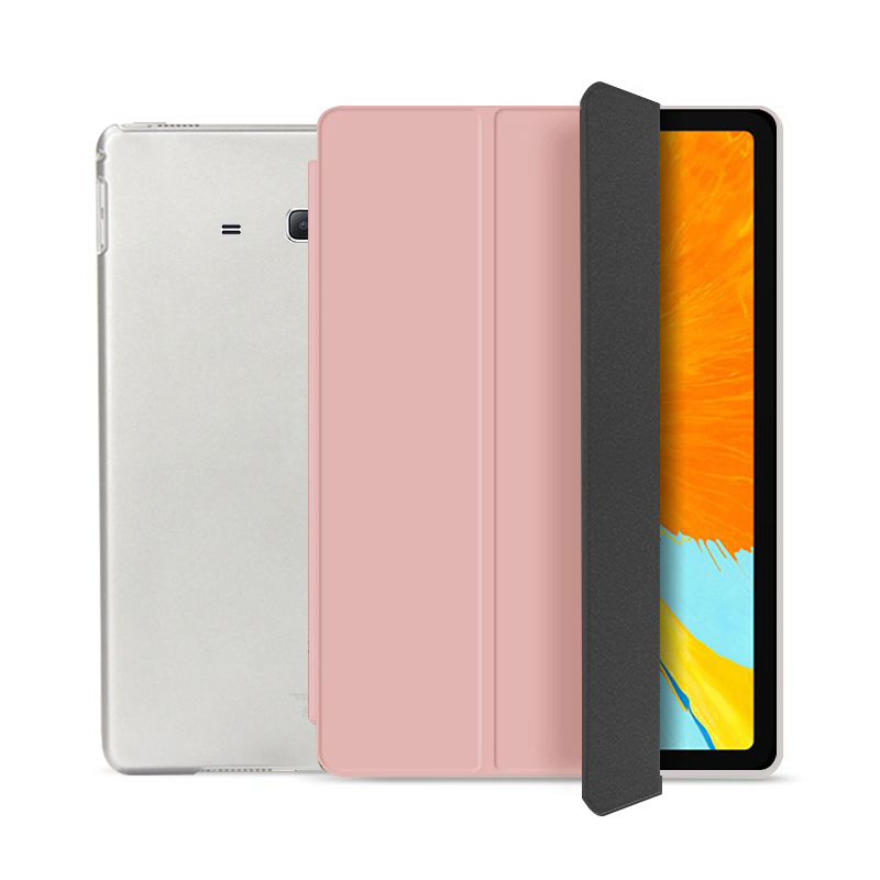 Case Voor Samsung Tab Een A6 7.0 Inch Cover Pu Lederen Bescherm Shell Voor Samsung Galaxy Tab Een 6 case SM-T280 SM-T285 Coque: Rose gold