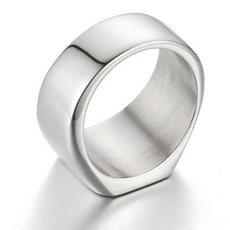 Anillo de negocios para hombre, joyería de lujo cuadrada brillante, , novedad