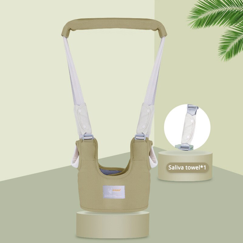 Honeylulu Ademend Loopstoeltje Riem Baby Harness Leash Voor Kinderen Anti Verloren Veiligheid Learning Walk Afneembare Peuter Rugzak: gold four seasons