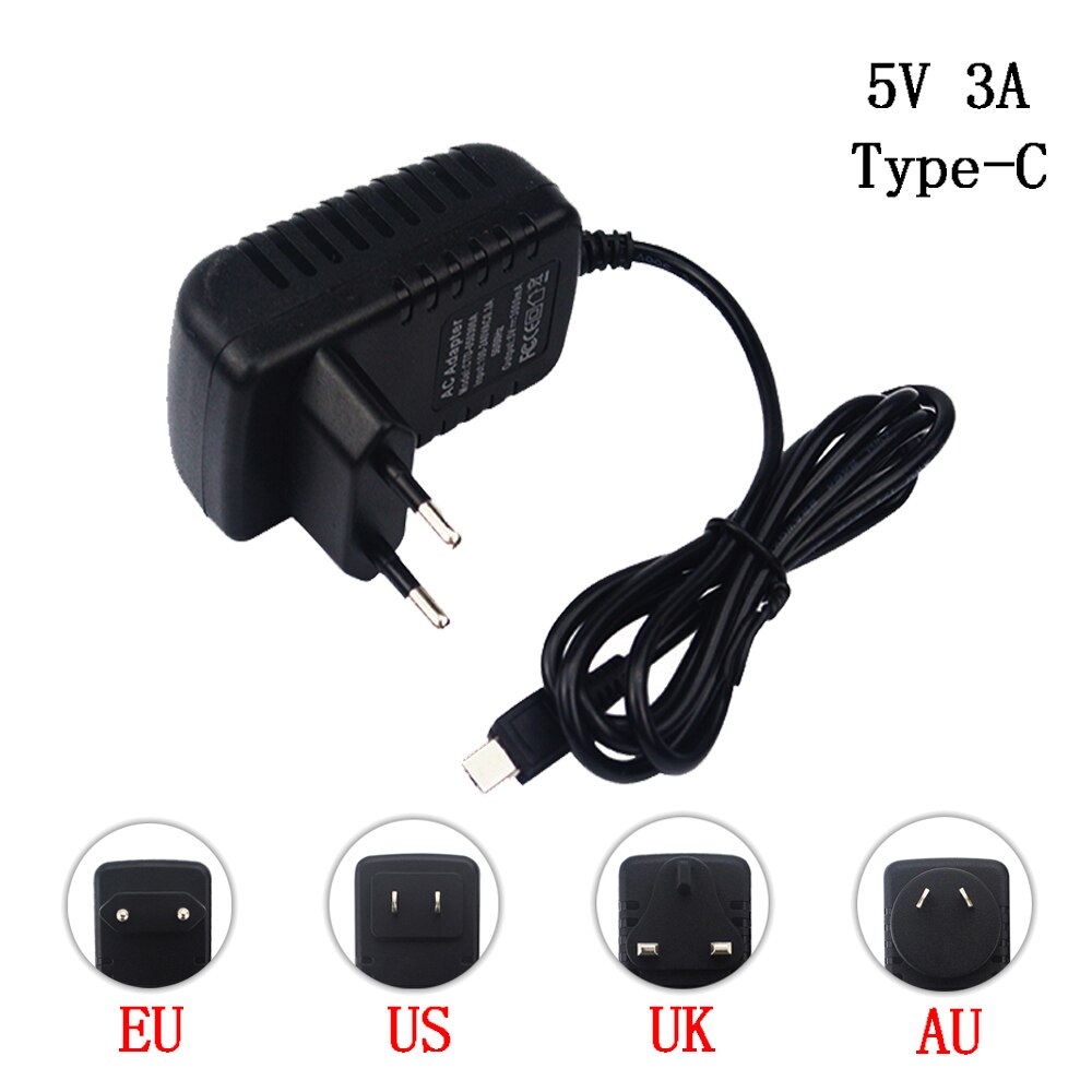 Raspberry Pi 4 Aluminum Case Raspberry Pi 4B Box Enclosure 3A Power Supply Charger Heat Sink Radiator for Raspberry Pi 4 Model B