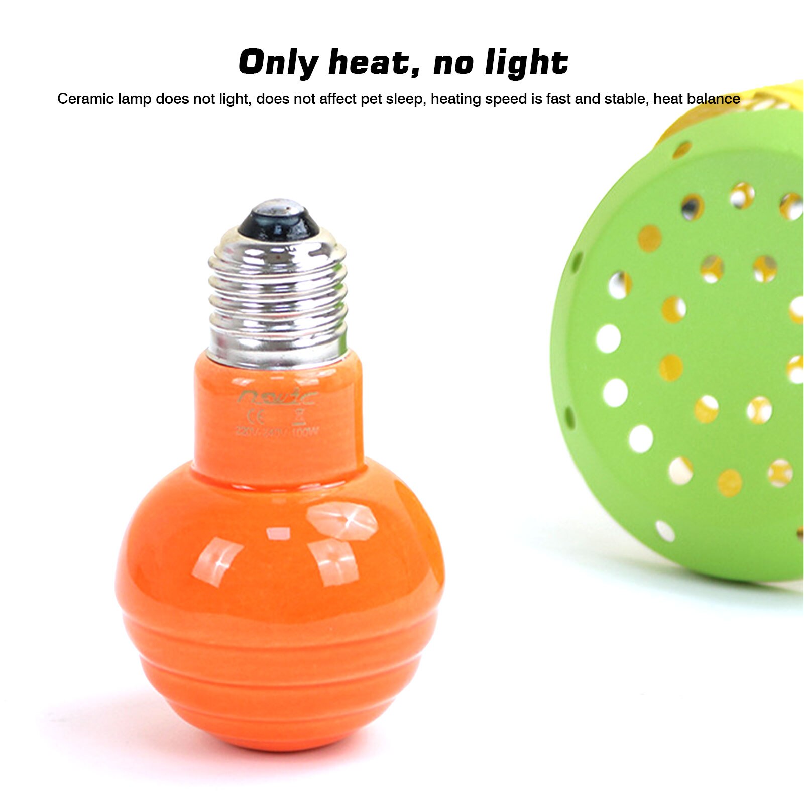 Lámpara de calefacción para gatos domésticos y perros, calefactor de aves cálido para invierno, antiincrustante, Control remoto para mascotas pequeñas