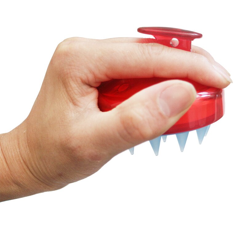 Brosse à cheveux en Silicone pour shampoing, Spa, tête de corps, Massage du cuir chevelu, douche, peigne de lavage, nettoyant pour le corps, nouveauté