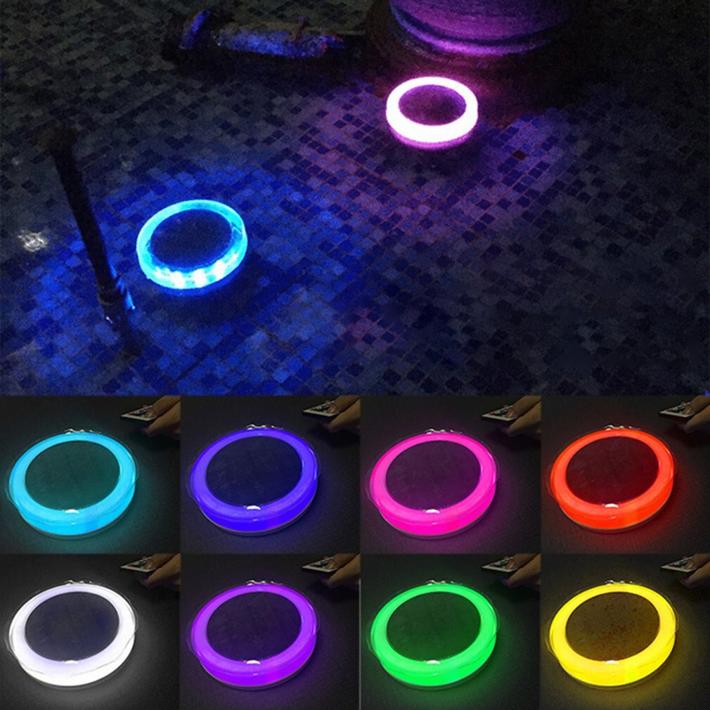 Solar led fountain lights swimming pool landscape lights colorful water float lights color changing LED swimming pool lights