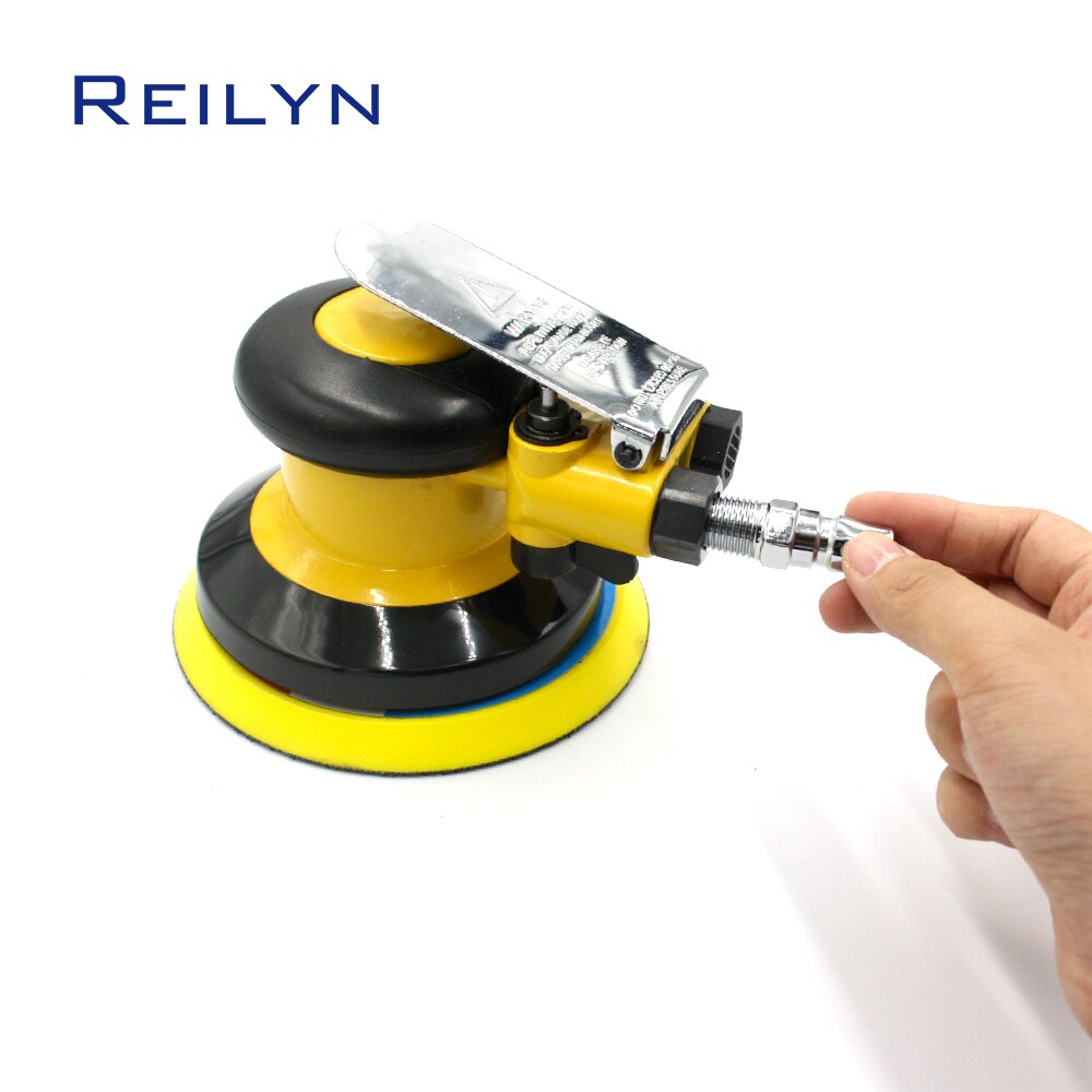 5inch pad pneumatic polishing machine pneumatic polisher tool Air sander wood furniture car floor polishing tool