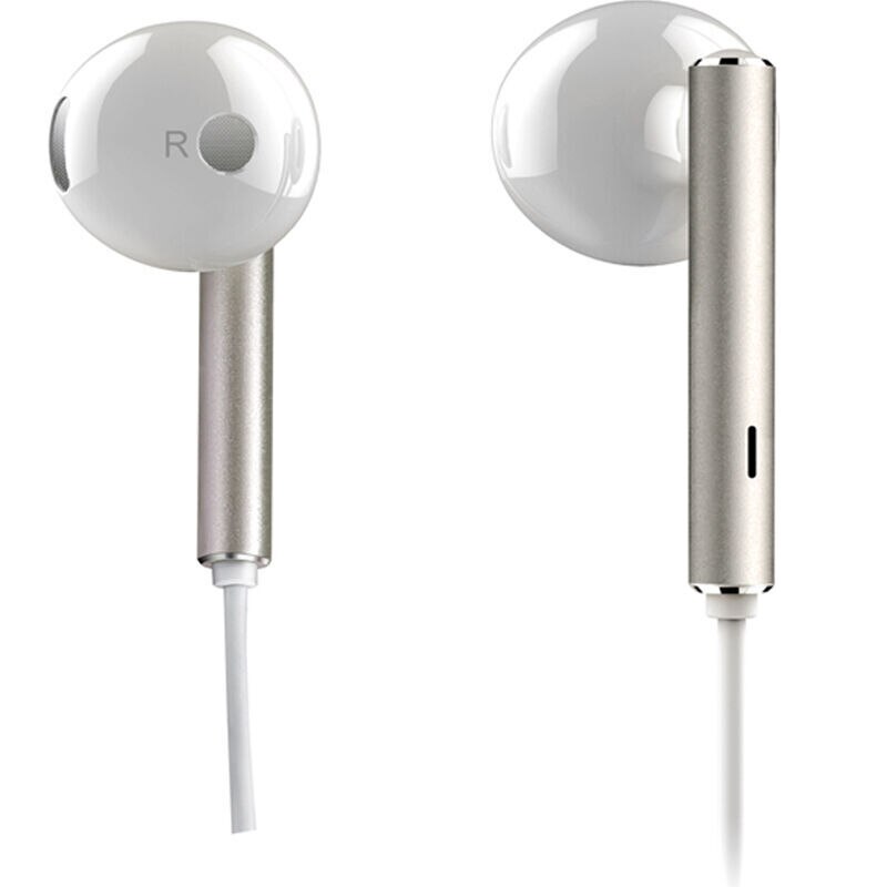 Huawei AM116 Metall in Ohr Kopfhörer mit Mic Volume Control Ohr Handys für Huawei P9 P10 plus Ohrhörer fone de ouvido écouteur: white