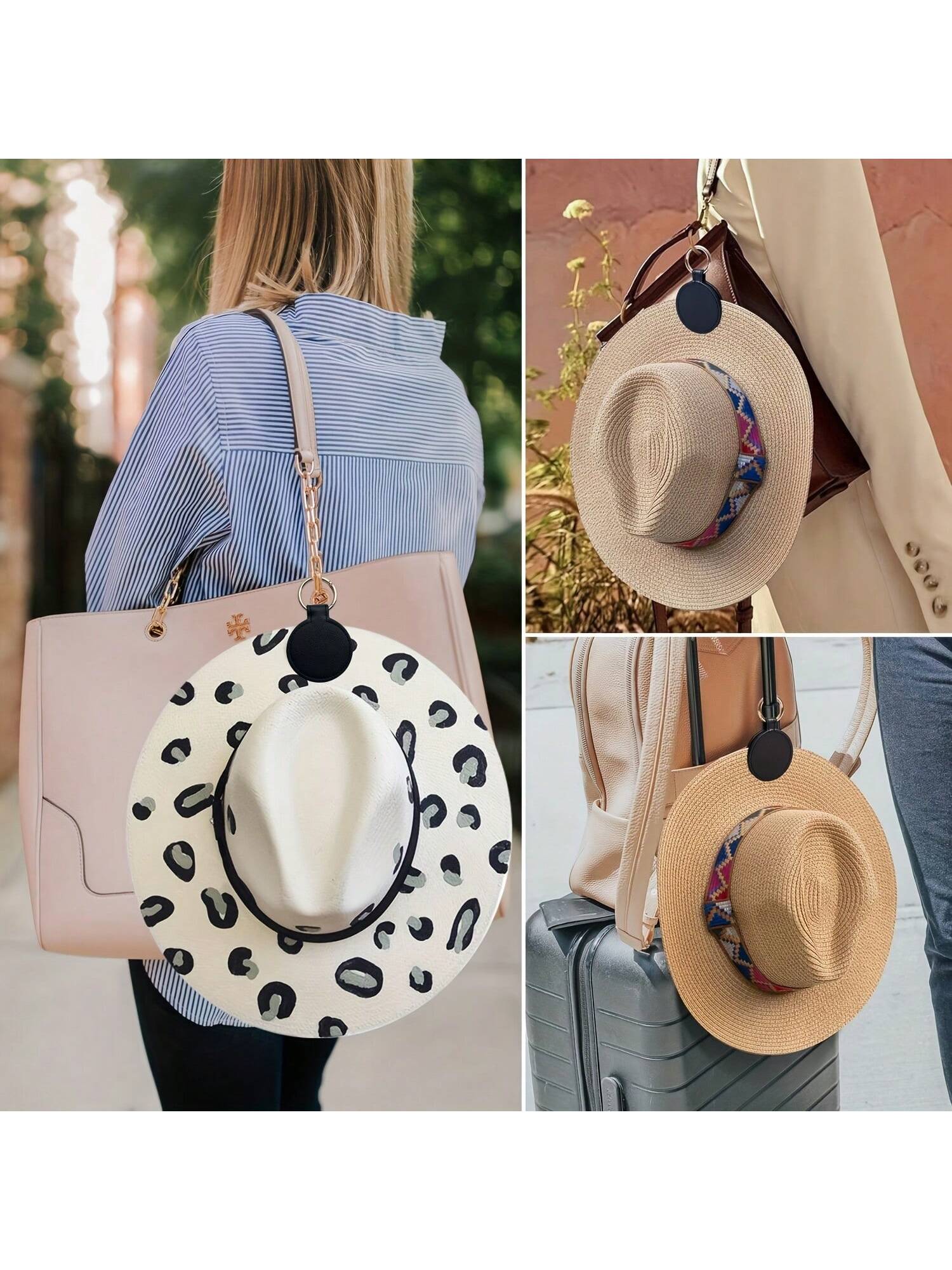Travel Portable Hat Clip, Lightweight Simple Magnetic Hat Clip, Practical Convenient Travel Accessories