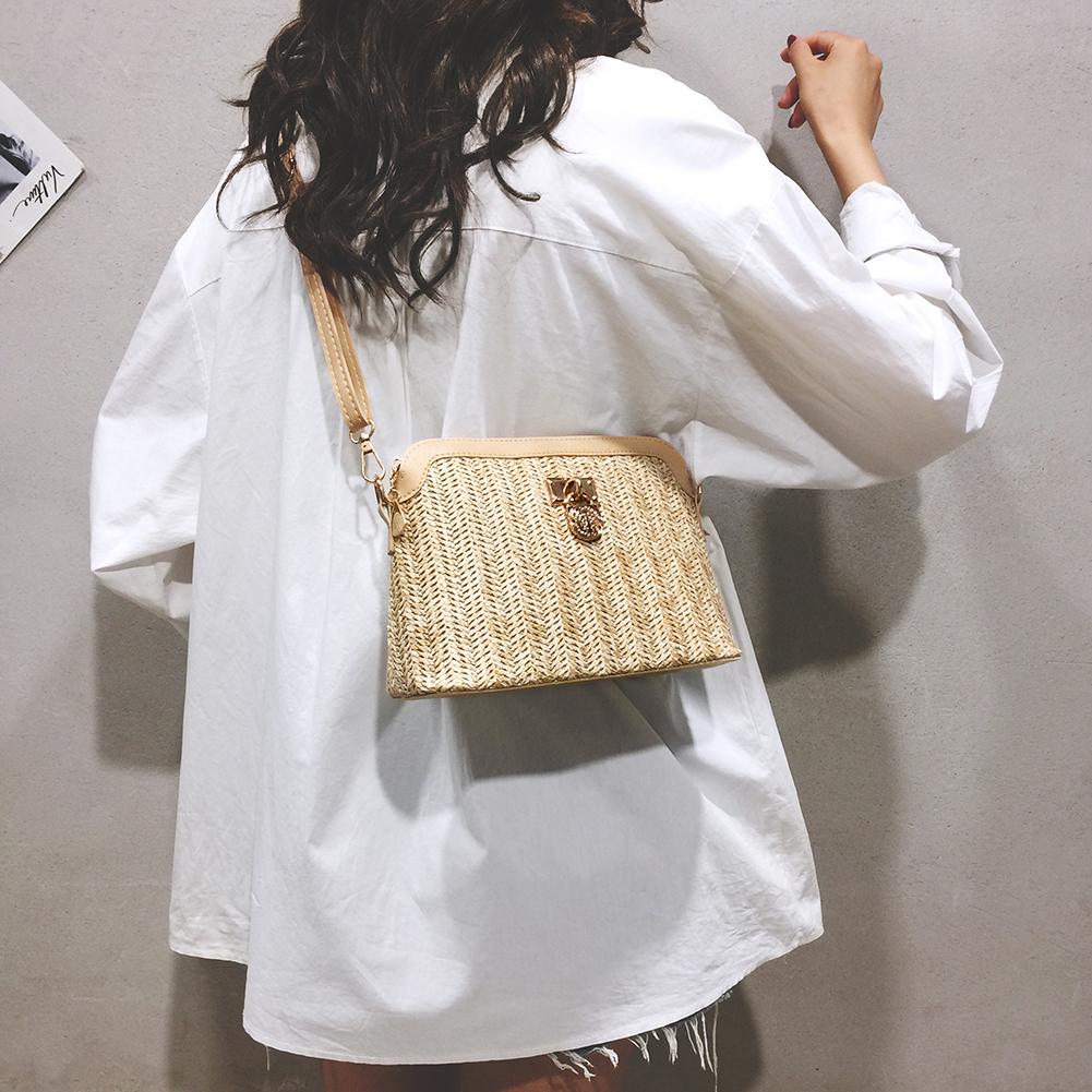 Zomer Stro Tassen Voor Vrouwen Geweven Kwastje Strand Schoudertas Vrouwelijke Raffia Rotan Crossbody Tas Toevallige Reizen Tassen