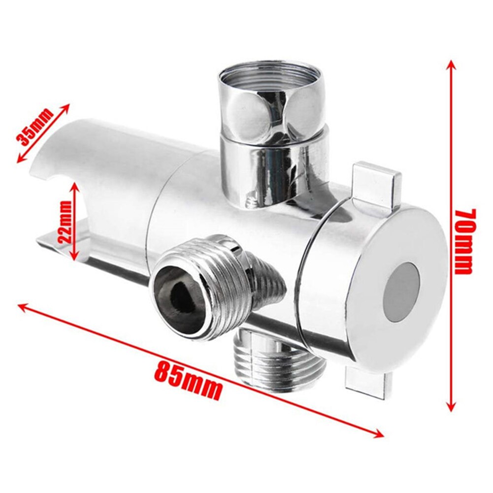 3-Weg Douchekop Omstelling Mount Combo Douche Spray Arm Gemonteerd Fixer Beugel Badkamer Armatuur Kraan Vervanging: A